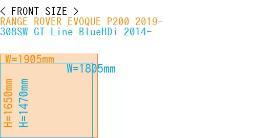#RANGE ROVER EVOQUE P200 2019- + 308SW GT Line BlueHDi 2014-